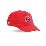 Goedkope katoenen pet bedrukken 160 g/m2 BaseCap kleur rood derde hoofdweergave