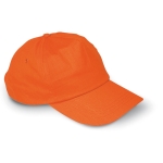 Goedkope katoenen baseball caps 160 g/m2 BaseCap kleur oranje