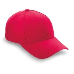 Gekamd katoen baseball cap bedrukken Uptown kleur rood