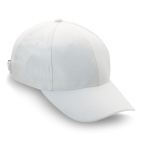 Gekamd katoen baseball cap bedrukken Uptown kleur wit