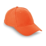 Gekamd katoen baseball cap bedrukken Uptown kleur oranje