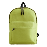 Bedrukte rugzakken van 600D polyester School Color kleur limoen groen