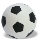 Stressbal in de vorm van een voetbal ZenBall kleur wit/zwart