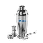 Cocktailset met een cocktailshaker van 500 ml Bartender weergave met bedrukking