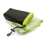 Polyester reclame sporthanddoeken bedrukken in Runclub nylon tas kleur groen