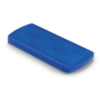 Plastic doosje met 5 kleine pleisterstrips BandAid kleur doorzichtig blauw