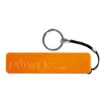 Powerbank personaliseren met sleutelhanger 2.200 mAh Powermate kleur oranje vierde weergave