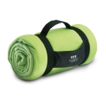 Fleece deken met nylon handvat personaliseren 180 g/m2 Colors kleur limoen groen hoofdweergave