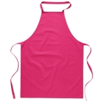 Keukenschorten bedrukken van katoen 180 g/m2 Chef kleur fuchsia