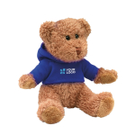 Teddybeer met t-shirt in meerdere kleuren Teddy kleur blauw weergave met bedrukking