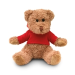 Teddybeer met t-shirt in meerdere kleuren Teddy kleur rood