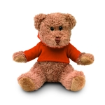 Teddybeer met t-shirt in meerdere kleuren Teddy kleur oranje