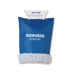 Gepersonaliseerde ijskrabber ClearGlove Shearling Mitten kleur blauw hoofdweergave tweede weergave