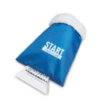 Gepersonaliseerde ijskrabber ClearGlove Shearling Mitten kleur blauw hoofdweergave