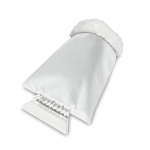 Gepersonaliseerde ijskrabber ClearGlove Shearling Mitten kleur wit