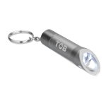 Zaklamp sleutelhanger met openerfunctie Ledner kleur donkergrijs hoofdweergave tweede weergave