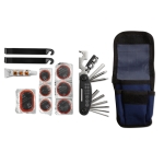 Bandenreparatie set personaliseren Bike Repair Kit Plus kleur blauw