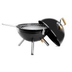 Handzame zwarte barbecue bedrukken Barbeque Cuisine kleur zwart