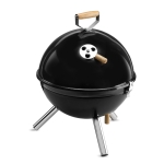 Handzame zwarte barbecue bedrukken Barbeque Cuisine kleur zwart tweede weergave