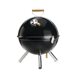 Handzame zwarte barbecue bedrukken Barbeque Cuisine kleur zwart derde weergave