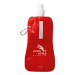 Goedkope opvouwbare waterfllessen bedrukken 480ml Rebel kleur doorzichtig rood hoofdweergave