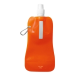 Goedkope opvouwbare waterfllessen bedrukken 480ml Rebel kleur doorzichtig oranje