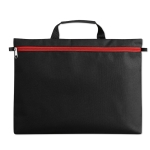 Gepersonaliseerde 600D polyester documententas Basic kleur rood