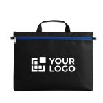 Gepersonaliseerde 600D polyester documententas Basic weergave met bedrukking