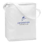 Promotionele koeltas voor 6 flessen van 1,5 liter, 80 g/m2 Snow XL kleur wit hoofdweergave