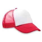 Trucker cap voor full colour bedrukking MidTown kleur rood