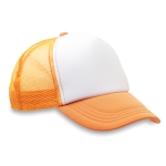 Trucker cap voor full colour bedrukking MidTown kleur neon oranje