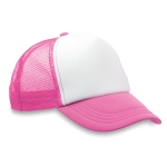 Trucker cap voor full colour bedrukking MidTown kleur neon fuchsia