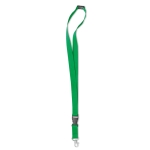 Keycords bedrukken van 2 cm met gesp & sluiting BasicStyle Extra kleur groen