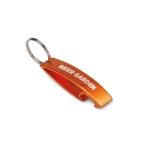 Felle kleur aluminium flesopener sleutelhanger Alucolors kleur oranje tweede hoofdweergave