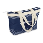 Strandtas bedrukken van 600D polyester Beachtime kleur blauw hoofdweergave tweede weergave