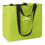 Big shopper van 600D polyester Konyu kleur limoen groen hoofdweergave