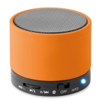 Ronde bluetooth speaker full colour bedrukken Soul kleur oranje