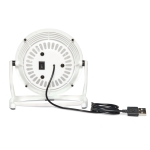 Design USB ventilator met USB kabel Vintage kleur wit tweede weergave