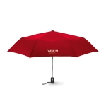 Bedrukte automatische en winddichte pongee paraplu 190T Ø97 Uptown kleur rood hoofdweergave