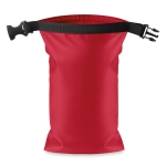 Waterbestendige polyester tas met 1,5 liter inhoud Bayside kleur rood