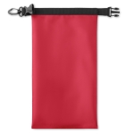 Waterbestendige polyester tas met 1,5 liter inhoud Bayside kleur rood derde weergave