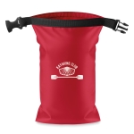 Waterbestendige polyester tas met 1,5 liter inhoud Bayside kleur rood hoofdweergave