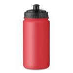 Goedkope plastic fietsflessen 500 ml Crossfit kleur rood