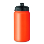 Goedkope plastic fietsflessen 500 ml Crossfit kleur oranje