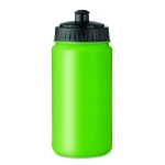 Goedkope plastic fietsflessen 500 ml Crossfit kleur limoen groen