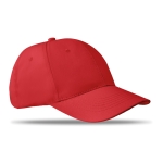 Voordelige baseball cap met logo ColorCap kleur rood