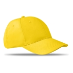 Voordelige baseball cap met logo ColorCap kleur geel