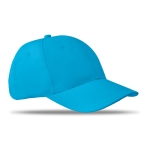 Voordelige baseball cap met logo ColorCap kleur turkoois