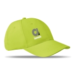 Voordelige baseball cap met logo ColorCap kleur limoen groen hoofdweergave