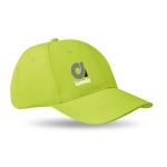 Voordelige baseball cap met logo ColorCap kleur limoen groen tweede hoofdweergave